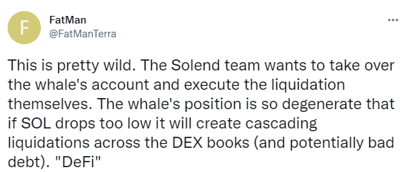 史上最离谱社区治理，如何评价 Solend 接管巨鲸账户的闹剧？